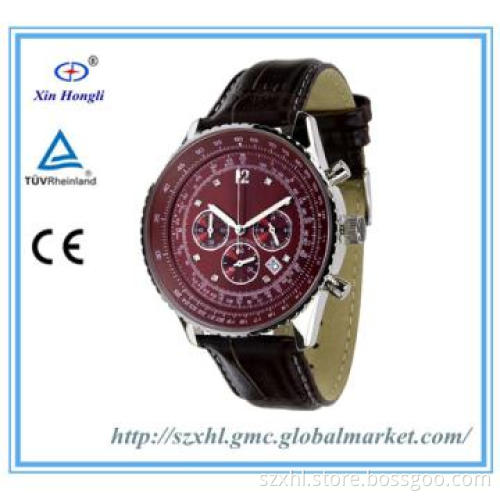 5atm waterproof stainless steel men watch